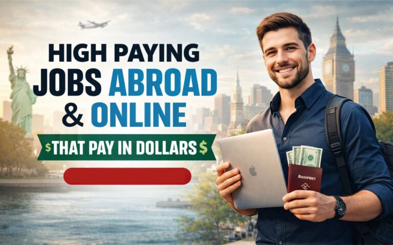 High Paying Jobs Abroad and Online